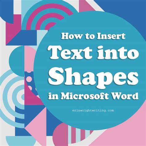 Text on shapes and paths