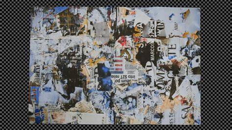 Grunge texture sample collage