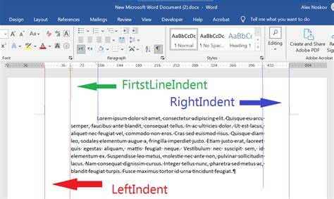 InDesign hanging indent diagram illustrating left indent and first line negative indent