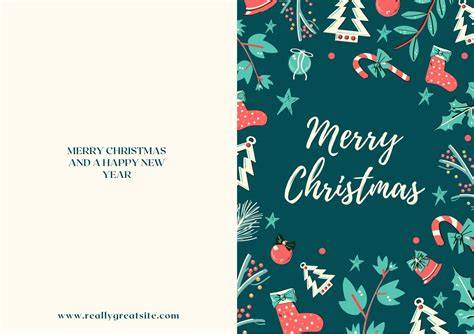 Christmas card templates and styles overview
