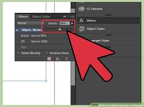 inDesign opacity background demonstration