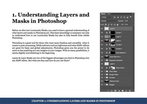 Infographic: Luminosity masks concept and workflow