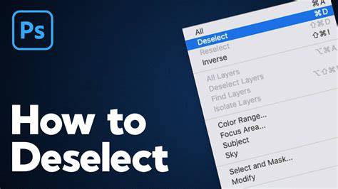 Photoshop deselect visual guide