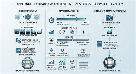 HDR and watermark workflow infographic