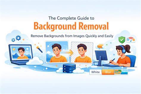 background removal techniques infographic