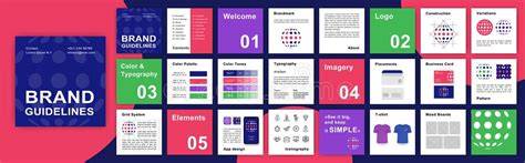 infographic of brand guideline structure