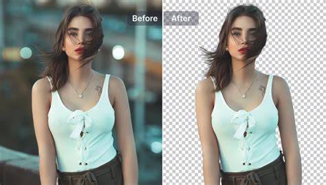AI photo editor background removal and isolation