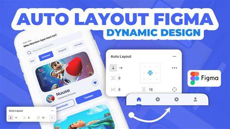 Figma auto layout and export flow infographic