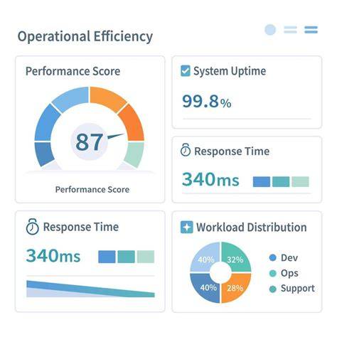 infographic showing uptime and response time trends
