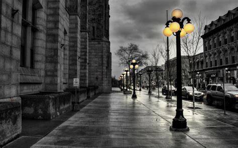 Monochrome urban photography with dramatic light