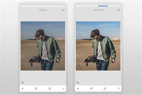 Editing workflow snapshot: Snapseed and contrast