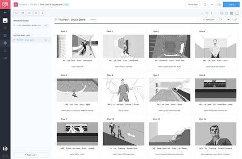 Storyboard and keyframe examples
