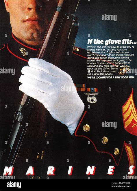 Campaign ad image with Mandel and Black Marines