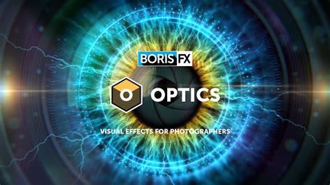 Screenshot of Boris FX Optics interface with light effects