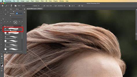 Adding subtle highlights with soft brush and Gaussian blur