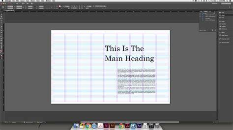 InDesign image grid concept