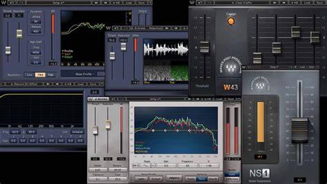 audio editing visuals for noise reduction steps