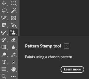 Pattern Stamp tool brushes and patterns overview