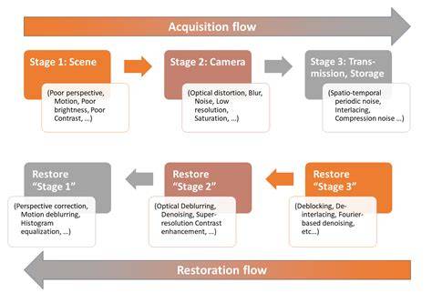 Eye-catching restoration workflow diagram