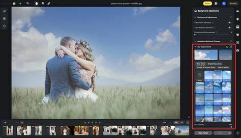 Background replacement and AI-assisted editing