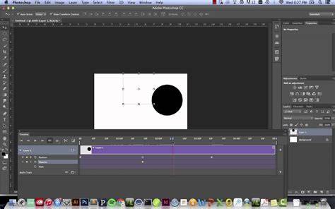 Photoshop timeline animation layout diagram