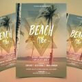 Beach Vibe Free PSD Flyer Template