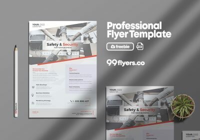 Business & Corporate - Clean Free PSD Flyer Template