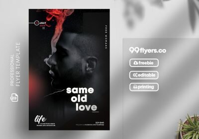 Club Event Free PSD Flyer Template
