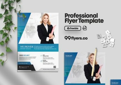 Creative Agency Free PSD Flyer Template