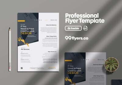 Marketing & Agency Brand Free PSD Flyer