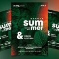 Summer Day Green Free PSD Flyer Template