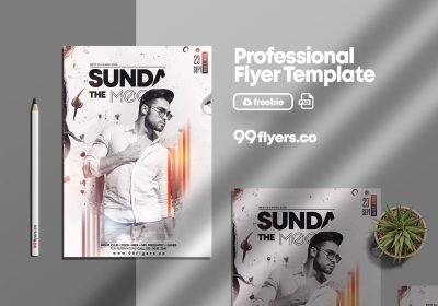 Sundays Vibe Free PSD Flyer Template