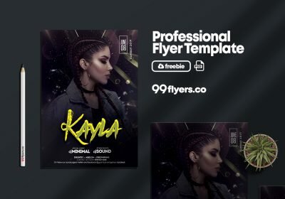 Free Artist Dj PSD Flyer Template