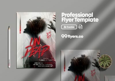 Happy Halloween Free PSD Flyer Template