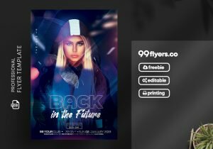 Night Club Event Party Free PSD Flyer Template