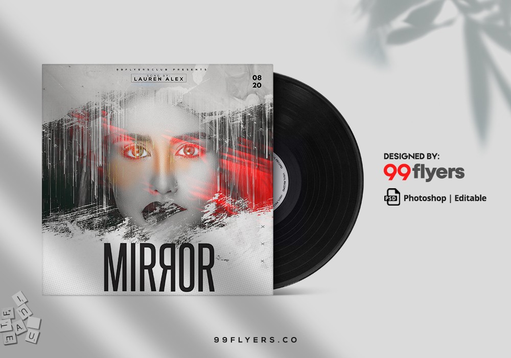 DJ House Music Free CD Cover Template