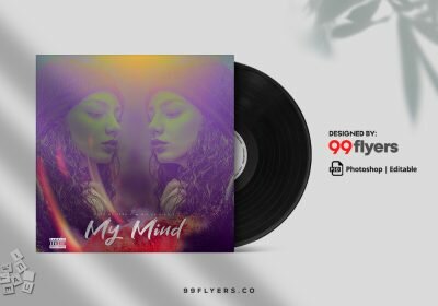 My Mind Free CD Cover Art Mixtape Template (PSD)