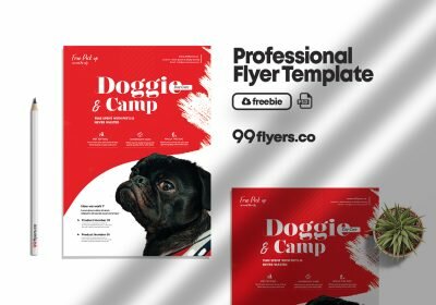 Pet Daycare Flyer Free PSD Template