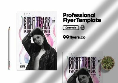 Affinity Nightlife Club Free PSD Flyer Template