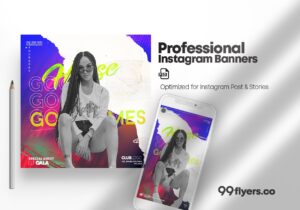Vibe Special Party & Events Instagram Banners (PSD)