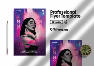 Full House Weekend Free PSD Flyer Template