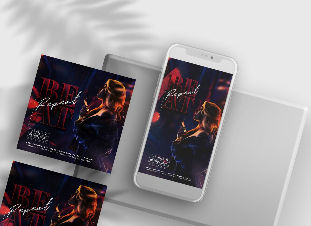 Friday Club House Free Instagram Banners (PSD)