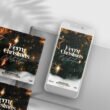 Merry Christmas Party Free Instagram Banners (PSD)