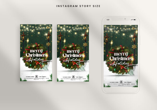 Christmas Holiday Instagram Banners PSD Templates - Image 4