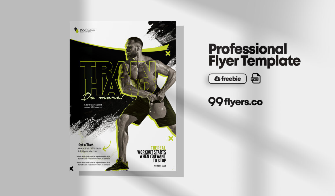 Gym Fitness Flyer PSD Template – 99Flyers