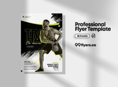 Gym Fitness Flyer Free PSD Template